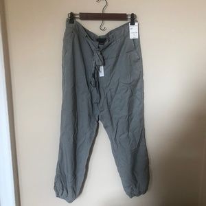 Sanctuary Gray Tie Tunnel Drawstring Joggers